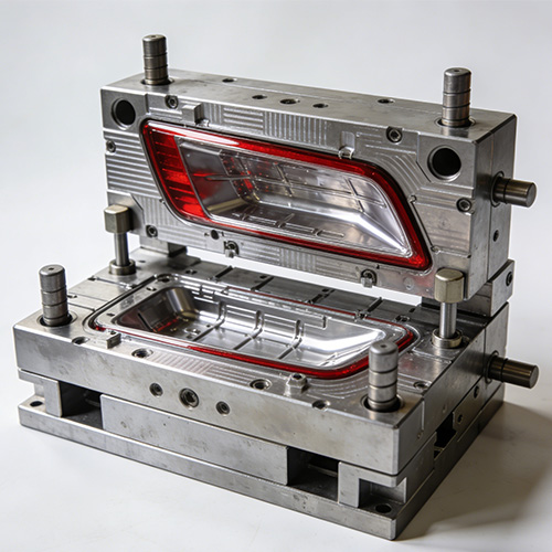 Литье пластика заднего заднего фонаря